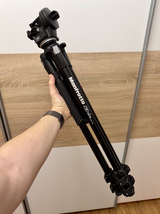 Trepied profesional Manfrotto - 290 Xtra | 128RC Fluid Head - Aluminiu