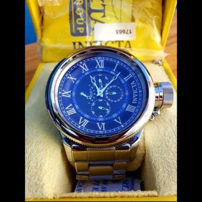 Часы Новые 17665 Invicta The Russian Pro Diver Stainless Steel & Blue.