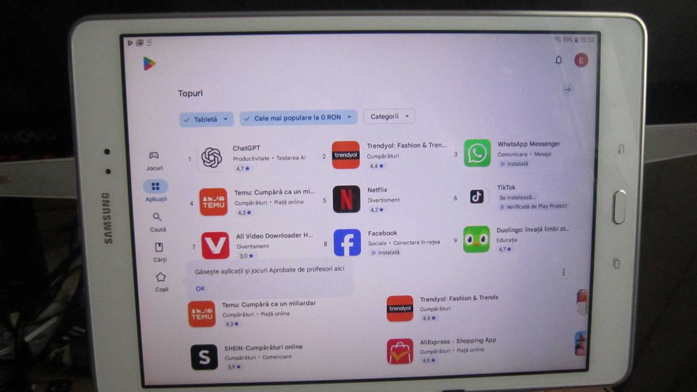 Tableta Samsung SM-T550