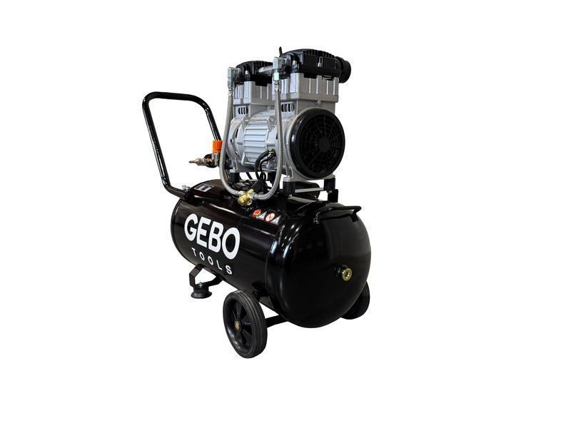 Безшумен компресор 50 л 2 нр gebo tools