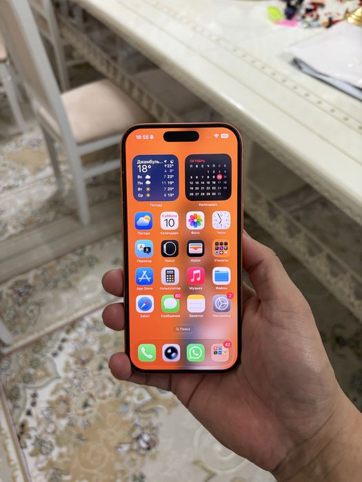 Срочно продам iphone 17 pro на 256 гб e-sim (акб 99%) в идеале