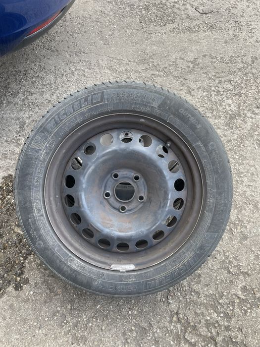Jante tabla+cauciucuri R16