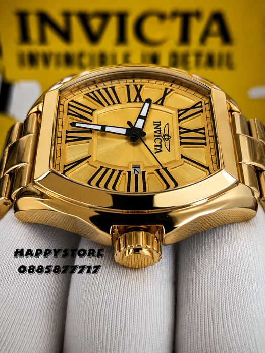 INVICTA Shadow Gold 48 mm, Инвикта нов мъжки часовник