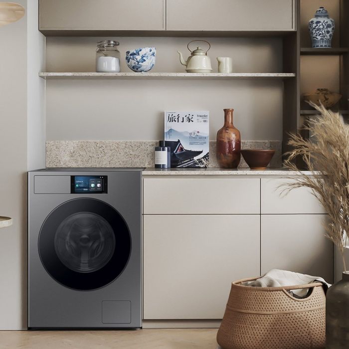 Нова инверторна смарт пералня SAMSUNG BE SPOKE WF90F09C4S 9 кг самодозиране