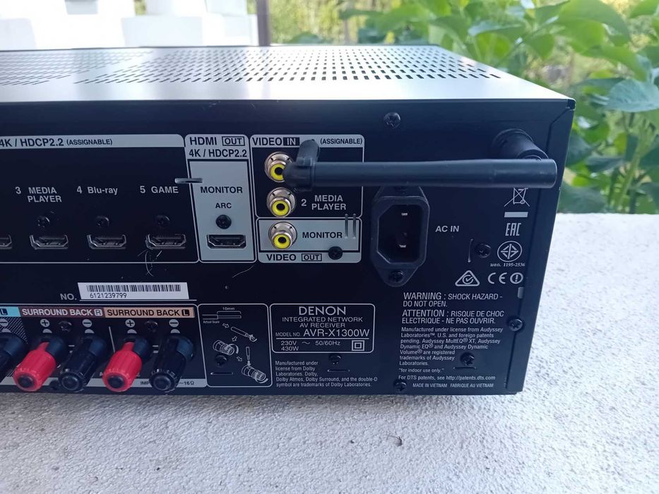 Denon AVR-X1300 Dolby Atmos, bluetooth, ca nou, telecomanda