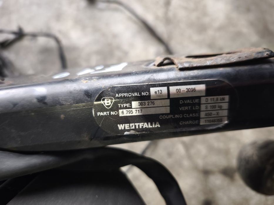 Carlig electric remorcare wesfalia BMW seria 5 f10