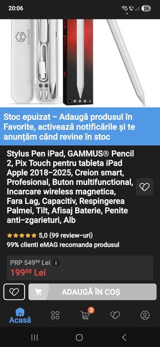 Pix touch pentru tableta