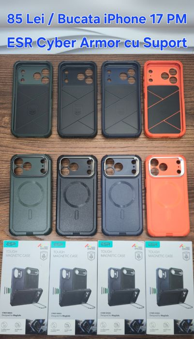 Husa iPhone 17 Pro Max si 17 ESR