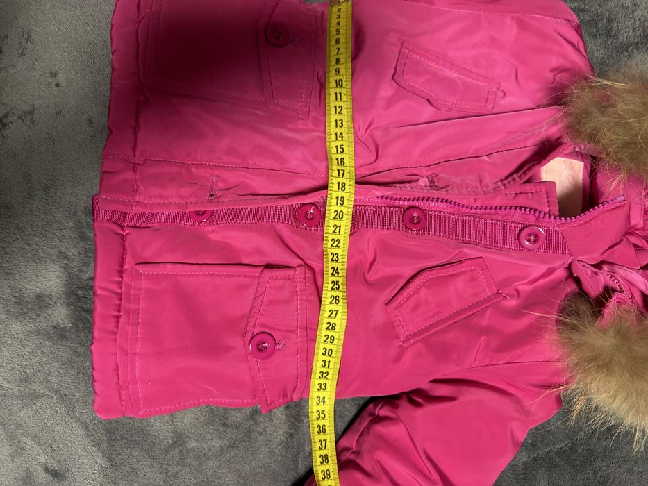 Топло яке с естесвен пух от лисица