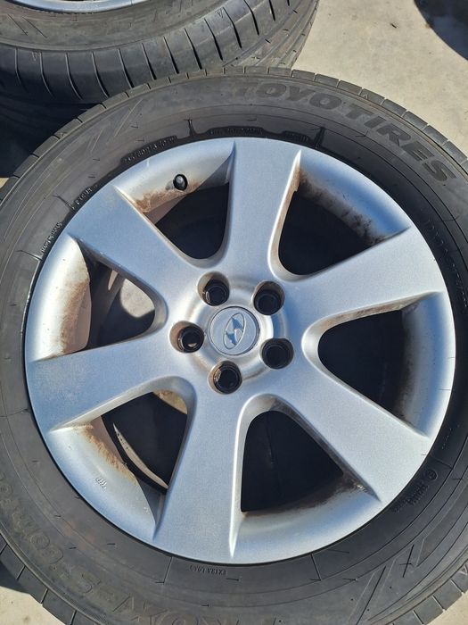 4бр. Джанти с летни гуми 18 цола 5х114.3 Hyundai Santa Fe / Хюндай Санта Фе 2009г.