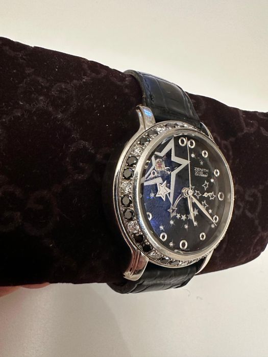 Zenith Star El Primero 37.5 диаметр с брилиантами ретейл часов 12 500