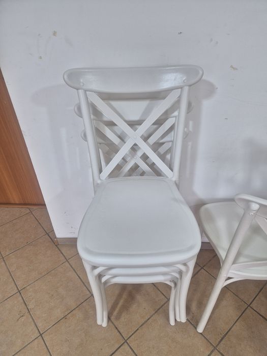 Стулья кухонные гостевые белые кантри