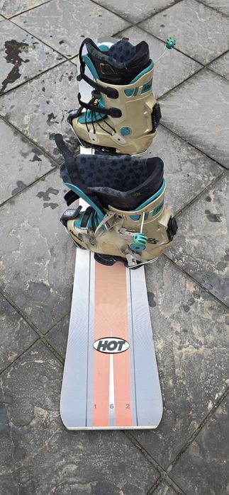 Placă snowboard Hammer și clăpari Raichle 125