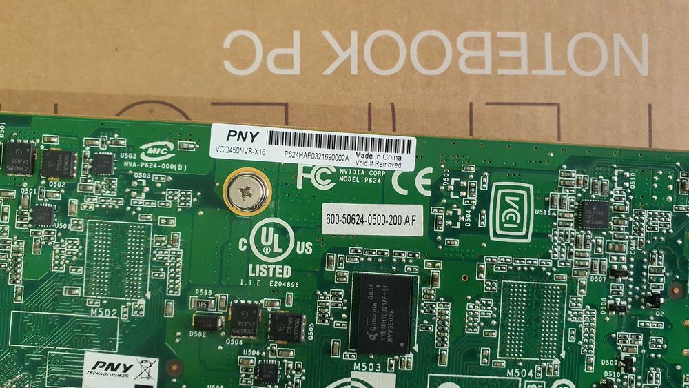 NVIDIA Quadro NVS 450 512MB GDDR3, 4x DP, пасивна, 12 м. гаранция