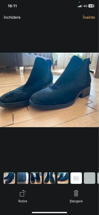 Ghete din piele intoarsa