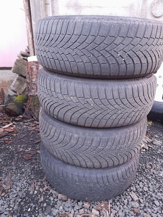 Jante Bmw cu anvelope iarna 205/55/16 &jante audi r 15