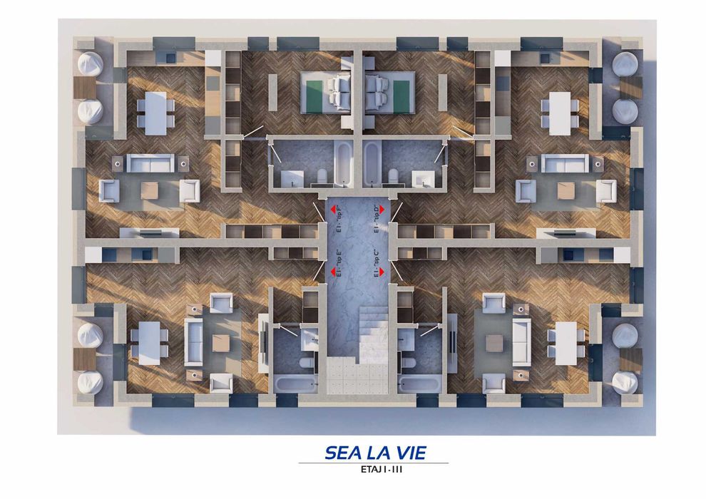 Sea La Vie Eforie Sud - Apartament 2 camere, boutique,construcție nouă