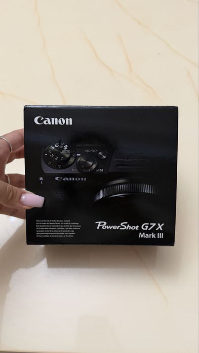 Фотокамера Canon PowerShot G7 X Mark III черный