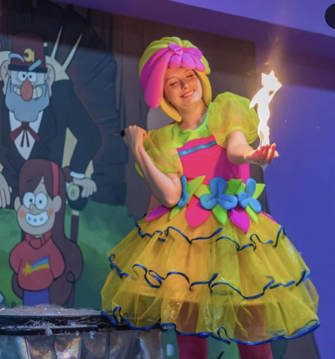 Шоу мыльных пузырей