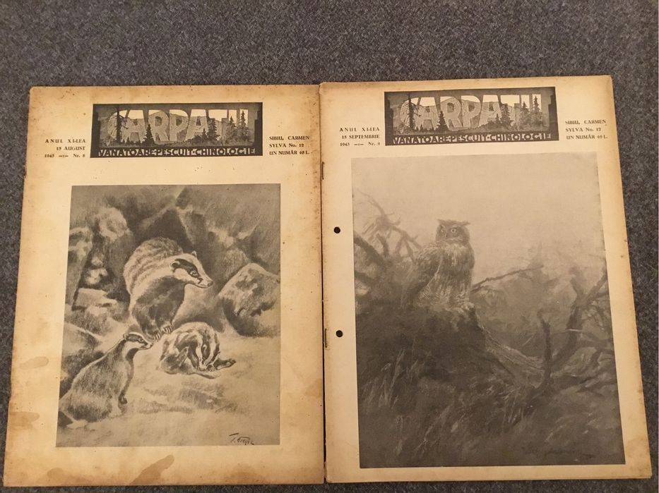 Revista CARPATI vinatoare-pescuit-chinologie