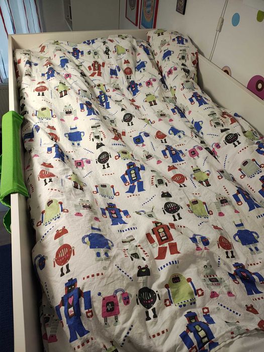 Mobilier copii IKEA (pat supraetajat + Saltea Dormeo + Dulap + bancuta