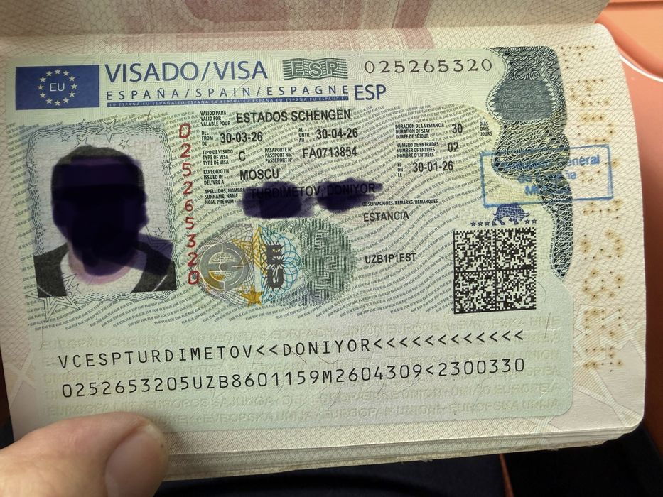 Визы в  Страны Евросоюза Испания, Германия, Франция, Польша, Латвия.
