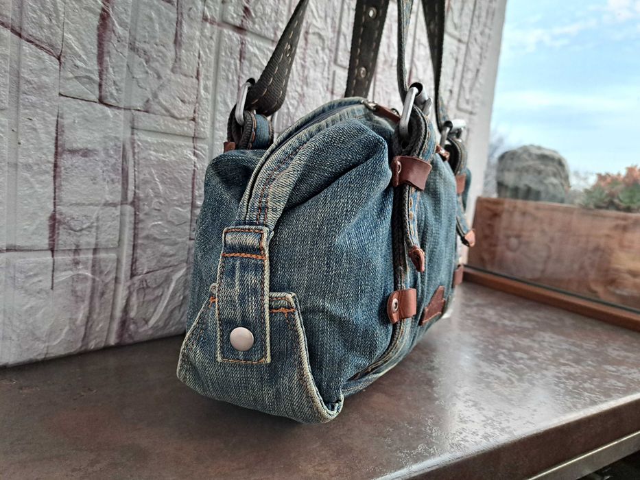 дамска чанта,дънкова торба- текстилна чанта