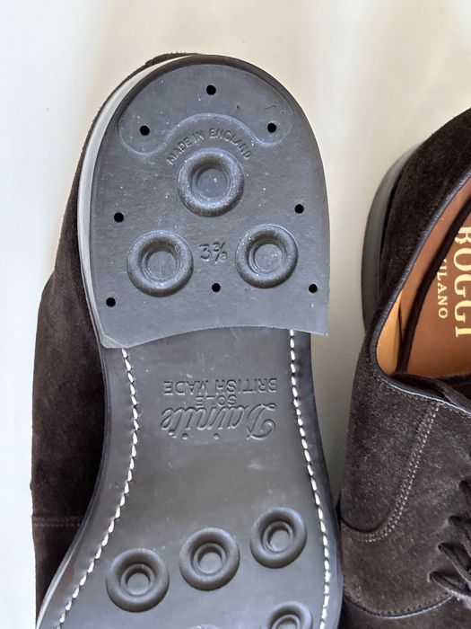 Boggi Milano елегантни мъжки кожени обувки 44 номер