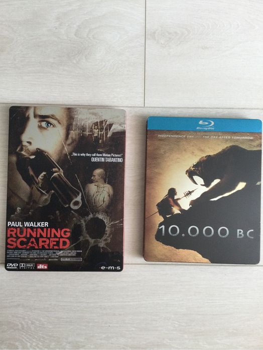 Filme in steelbook (Running scared, 10.000BC)
