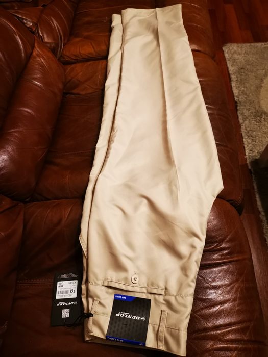 Pantaloni de Vara Dunlop Golf Crem marimea 34W 33L - noi cu eticheta