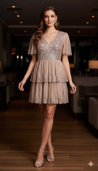 Rochie de ocazie Maya Deluxe mar 40 poate si 38,o singura purtare