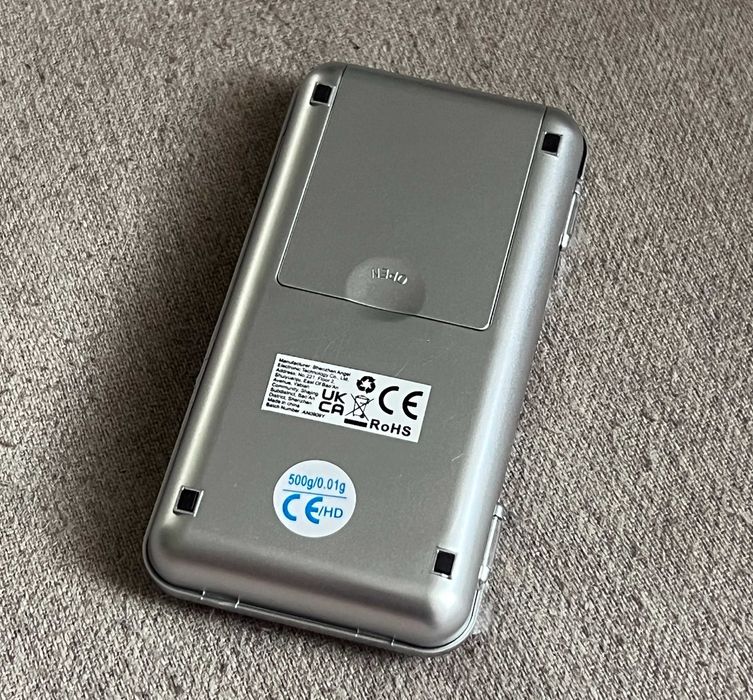 Cantar de buzunar 500 g 0.01 g, nou sigilat, display LED albastru