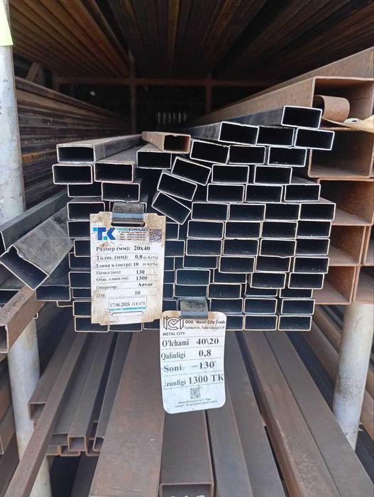 Profil Truba Metall maxsulotlari| Barcha razmerlar | Eng qulay narxda