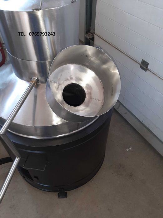 Cazan tuica inox 150 litri set  complet