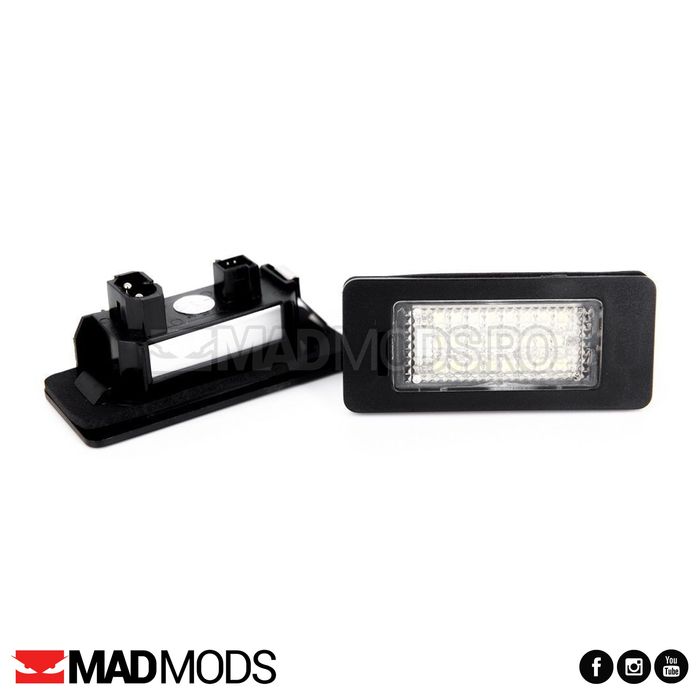 Lampi LED numar inmatriculare BMW E39 E60 E61 E90 E91 E92 E93 E81 E82