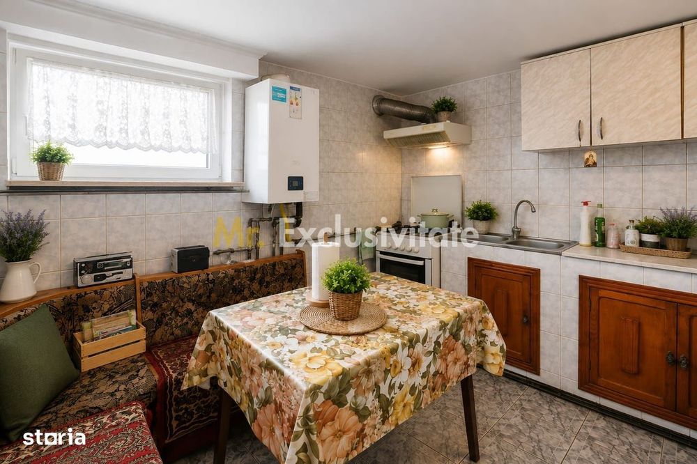 CASA P+M de vanzare in Stefanesti-Arges-3 camere, garaj, utilitati