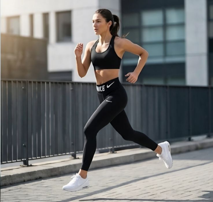 Colanți Premium Nike Black – Talie Înaltă (Modelatori, Noi)