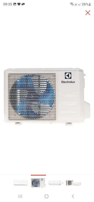 Кондиционер Electrolux 25-35 кв/м