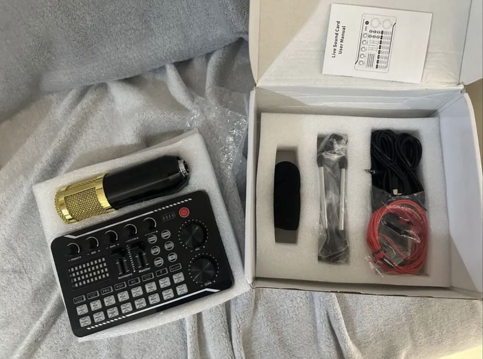 Microfon dj studio cu mixer nou cu bluetooth