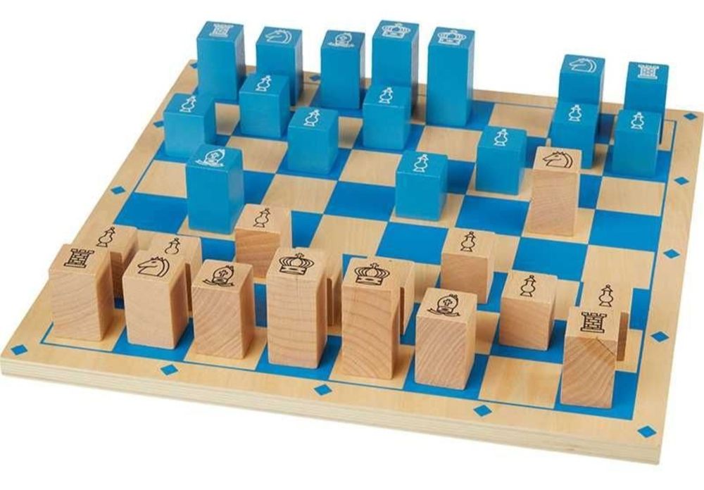 Детски дървен шах