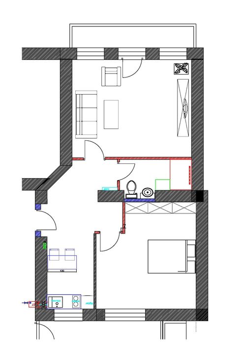 Apartament cu 2 camere, renovat modern, situat ultracentral (300m de Piața Unirii, 450m de Facultatea de Medicină).