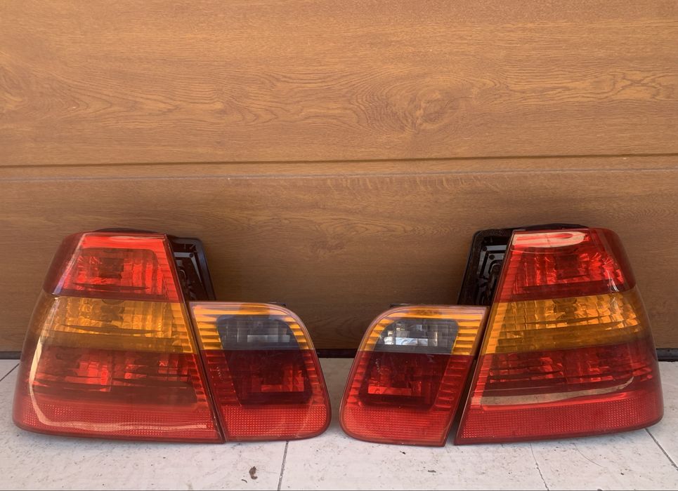 Оригинални стопове БМВ Е46 седан фейслифт стоп ляв десен М пакет оптик