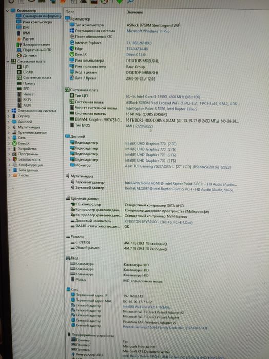I5 13500 пк сатылады