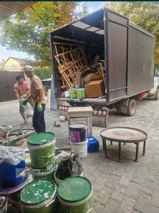 Газель грузчики, Вывоз мусора