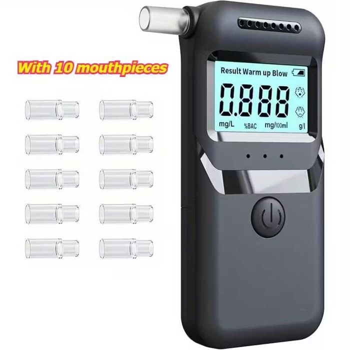 Преносим дрегер с LCD дисплей + 10 мундщука