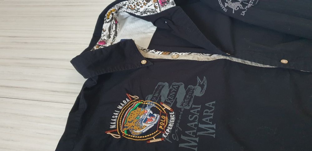 La Martina Stretch Cotton Slim Fit Mens Size 2XL ОРИГИНАЛ! МЪЖКА РИЗА!