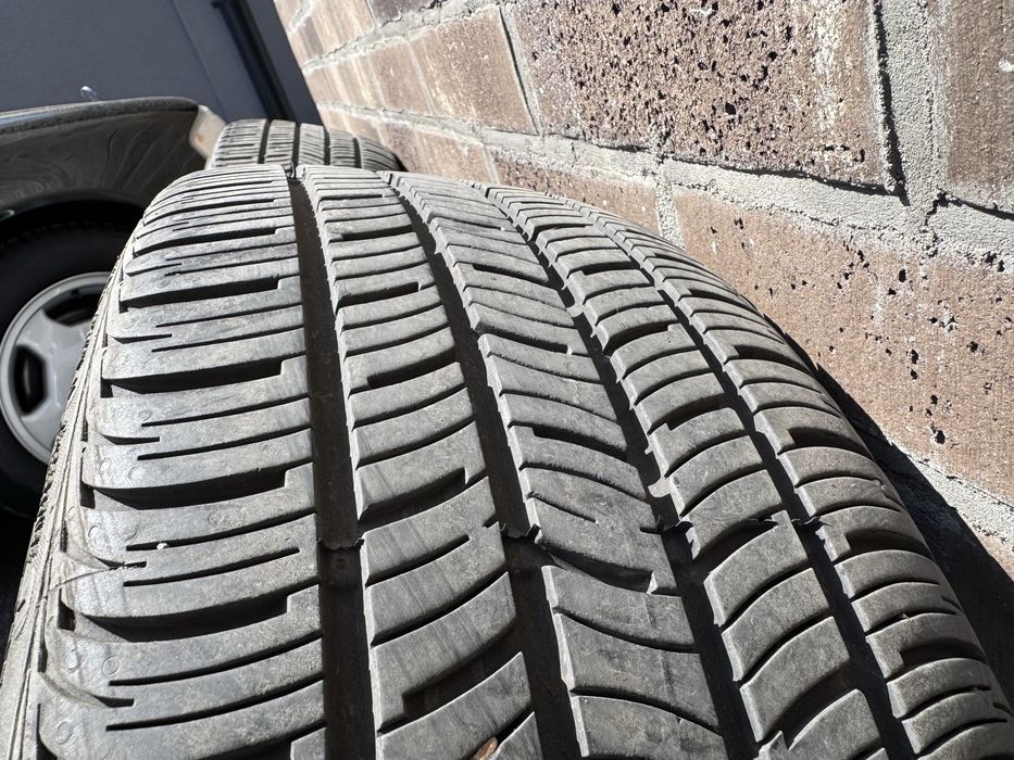 Set jante aliaj R18 OZ MSW 5x112 compatibile VAG Mercedes + anvelope all-season 225/45/18 Continental RSC