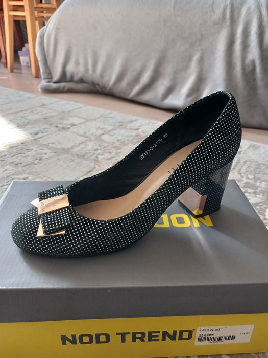 Туфли натуральная замша