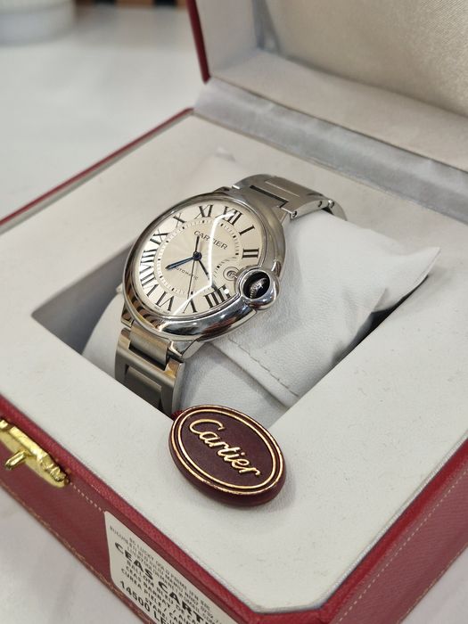 Ceas Cartier Automatic Curea Metalica Garanție!#28988