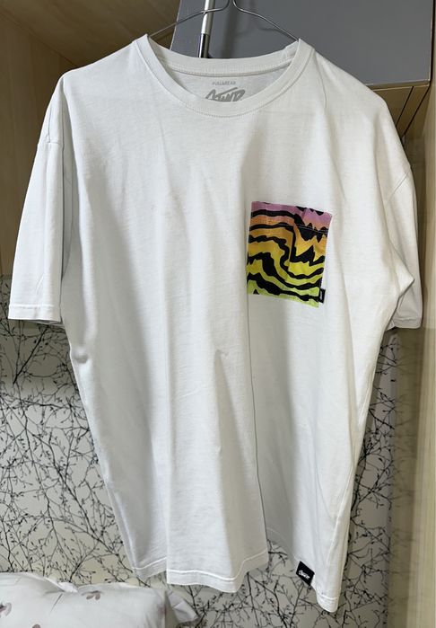 Tricou Alb Pull&Bear